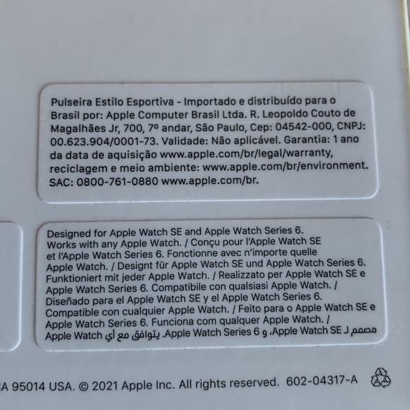 Apple Watch 44 mm Sea Salt Sport Loop - Picture 10 of 10